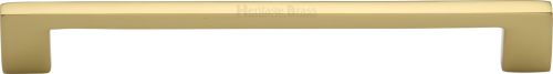 Click Here To Enlarge This Photo Of C0337 192-PB Heritage Brass Cabinet Pull Metro Design 192mm ctc Polished Brass Finish