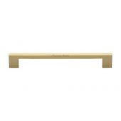 C0337 192-SB Heritage Brass Cabinet Pull Metro Design 192mm ctc Satin Brass Finish