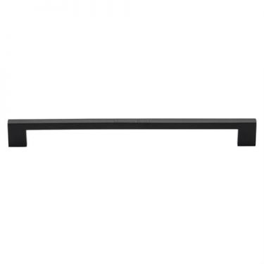 Click Here To Enlarge This Photo Of C0337 256-BKMT Heritage Brass Cabinet Pull Metro Design 274mm ctc Matt Black Finish