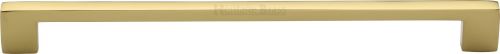 Click Here To Enlarge This Photo Of C0337 256-PB Heritage Brass Cabinet Pull Metro Design 274mm ctc Polished Brass Finish