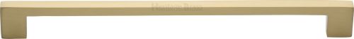Click Here To Enlarge This Photo Of C0337 256-SB Heritage Brass Cabinet Pull Metro Design 274mm ctc Satin Brass Finish