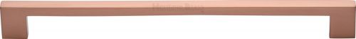 Click Here To Enlarge This Photo Of C0337 256-SRG Heritage Brass Cabinet Pull Metro Design 274mm ctc Satin Rose Gold Finish