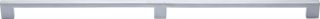 C0337 480-SC Heritage Brass Cabinet Pull Metro Design 480mm ctc Satin Chrome Finish