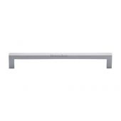 C0339 192-SC Heritage Brass Cabinet Pull City Design 192mm ctc Satin Chrome Finish