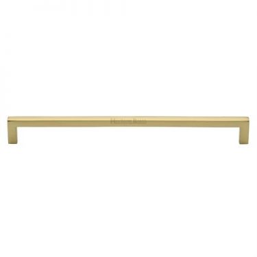 Click Here To Enlarge This Photo Of C0339 256-PB Heritage Brass Cabinet Pull City Design 256mm ctc Polished Brass Finish