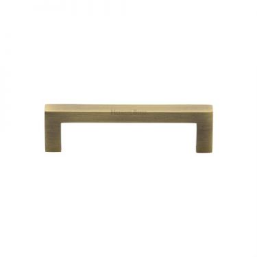 Click Here To Enlarge This Photo Of C0339 96-AT Heritage Brass Cabinet Pull City Design 96mm ctc Antique Brass Finish