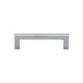 C0339 96-PC Heritage Brass Cabinet Pull City Design 96mm ctc Polished Chrome Finish