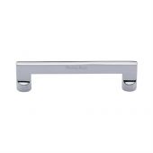 C0345 128-PC Heritage Brass Cabinet Pull Apollo Design 128mm ctc Polished Chrome Finish