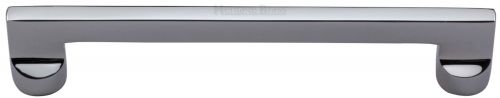 Click Here To Enlarge This Photo Of C0345 160-PC Heritage Brass Cabinet Pull Apollo Design 160mm ctc Polished Chrome Finish