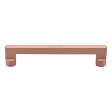 Click Here To Enlarge This Photo Of C0345 96-SRG Heritage Brass Cabinet Pull Apollo Design 96mm ctc Satin Rose Gold Finish