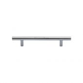 C0361 128-PC Heritage Brass Cabinet Pull Bar Design 128mm ctc Polished Chrome Finish