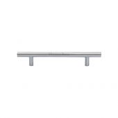 C0361 128-SC Heritage Brass Cabinet Pull Bar Design 128mm ctc Satin Chrome Finish