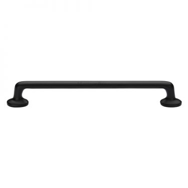 Click Here To Enlarge This Photo Of C0376 203-BKMT Heritage Brass Cabinet Pull Traditional Design 203mm ctc Matt Black Finish