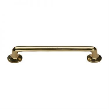 Click Here To Enlarge This Photo Of C0376 203-PB Heritage Brass Cabinet Pull Traditional Design 203mm ctc Polished Brass Finish