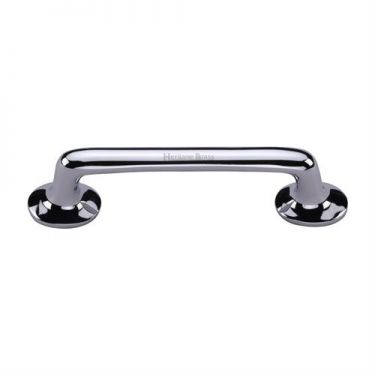 Click Here To Enlarge This Photo Of C0376 203-PC Heritage Brass Cabinet Pull Traditional Design 203mm ctc Polished Chrome Finish