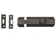 C1685 4-MB Heritage Brass Door Bolt Flat 4" Matt Bronze Finish
