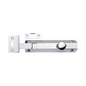 C1694 6-PC Heritage Brass Door Bolt Necked Flat 6" Polished Chrome Finish