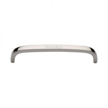 Click Here To Enlarge This Photo Of C1800 203-PNF Heritage Brass Cabinet Pull D Shaped 203mm ctc Polished Nickel Finish