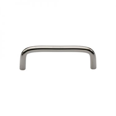 Click Here To Enlarge This Photo Of C2155 128-PNF Heritage Brass Cabinet Pull Wire Design 128mm ctc Polished Nickel Finish