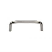 C2155 128-PNF Heritage Brass Cabinet Pull Wire Design 128mm ctc Polished Nickel Finish