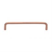 C2155 128-SRG Heritage Brass Cabinet Pull Wire Design 128mm ctc Satin Rose Gold Finish