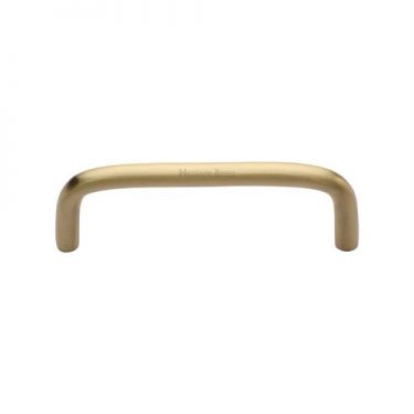 Click Here To Enlarge This Photo Of C2155 160-SB Heritage Brass Cabinet Pull Wire Design 160mm ctc Satin Brass Finish