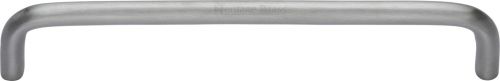 Click Here To Enlarge This Photo Of C2155 160-SC Heritage Brass Cabinet Pull Wire Design 160mm ctc Satin Chrome Finish