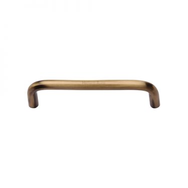 Click Here To Enlarge This Photo Of C2155 96-AT Heritage Brass Cabinet Pull Wire Design 96mm ctc Antique Brass Finish