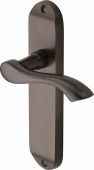 MM927-MB Heritage Brass Door Handle Lever Latch Algarve Design Matt Bronze Finish