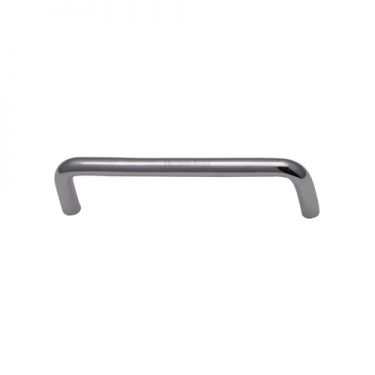 Click Here To Enlarge This Photo Of C2155 96-PC Heritage Brass Cabinet Pull Wire Design 96mm ctc Polished Chrome Finish