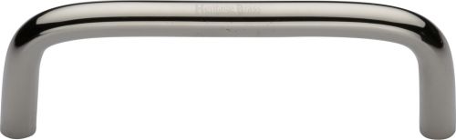 Click Here To Enlarge This Photo Of C2155 96-PNF Heritage Brass Cabinet Pull Wire Design 96mm ctc Polished Nickel Finish