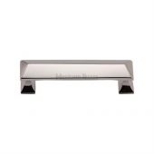 C2231 203-PNF Heritage Brass Cabinet Pull Pyramid Design 203mm ctc Polished Nickel Finish