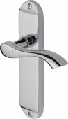 MM927-PC Heritage Brass Door Handle Lever Latch Algarve Design Polished Chrome Finish