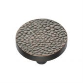 C3686 38-AC Heritage Brass Cabinet Knob Round Stingray Design 38mm Aged Copper Finish
