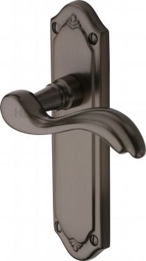 Click Here To Enlarge This Photo Of MM992-MB Heritage Brass Door Handle Lever Latch Lisboa Design Matt Bronze Finish