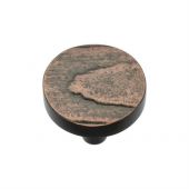 C3697 32-AC Heritage Brass Cabinet Knob Round Pine Design 32mm Aged Copper Finish