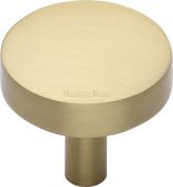 C3875 32-SB Heritage Brass Cabinet Knob Tayo Design 32mm Satin Brass Finish