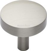 C3875 32-SN Heritage Brass Cabinet Knob Tayo Design 32mm Satin Nickel Finish
