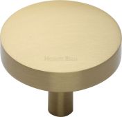 C3875 38-SB Heritage Brass Cabinet Knob Tayo Design 38mm Satin Brass Finish