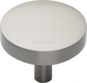 C3875 38-SN Heritage Brass Cabinet Knob Tayo Design 38mm Satin Nickel Finish