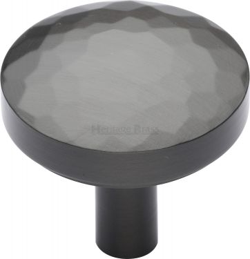 Click Here To Enlarge This Photo Of C3877 32-MB Heritage Brass Cabinet Knob Hammered Design 32mm Matt Bronze Finish