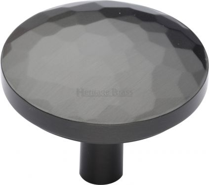 Click Here To Enlarge This Photo Of C3877 38-MB Heritage Brass Cabinet Knob Hammered Design 38mm Matt Bronze Finish