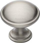 C3950 32-SN Heritage Brass Cabinet Knob Domed Design 32mm Satin Nickel Finish