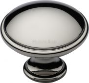 C3950 38-PNF Heritage Brass Cabinet Knob Domed Design 38mm Polished Nickel Finish