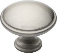 C3950 38-SN Heritage Brass Cabinet Knob Domed Design 38mm Satin Nickel Finish