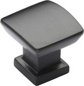 C4382 25-MB Heritage Brass Cabinet Knob Plinth Design with Base 25mm Matt Bronze Finish