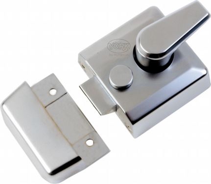 Click Here To Enlarge This Photo Of NL3040-SC M.Marcus York 40mm Std. Nightlatch Satin Chrome Finish