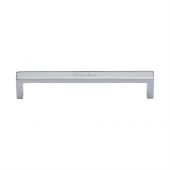 C4520 160-PC Heritage Brass Cabinet Pull Wide Metro Design 160mm ctc Polished Chrome Finish