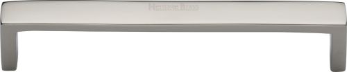 Click Here To Enlarge This Photo Of C4520 160-PNF Heritage Brass Cabinet Pull Wide Metro Design 160mm ctc Polished Nickel Finish