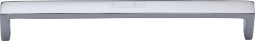 Click Here To Enlarge This Photo Of C4520 192-PC Heritage Brass Cabinet Pull Wide Metro Design 192mm ctc Polished Chrome Finish